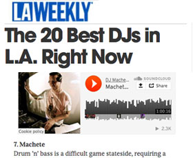 LA Weekly: The 20 Best DJs in L.A. Right Now