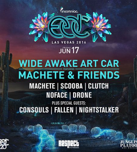 Machete & Friends: Wide Awake Art Car – EDC 20th Anniv.